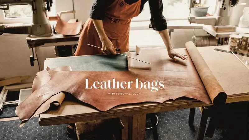 Handmade leather goods production 1 1