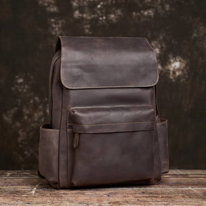 Mens Vintage Leather Backpack For Work 1 Mens Vintage Leather Backpack For Work