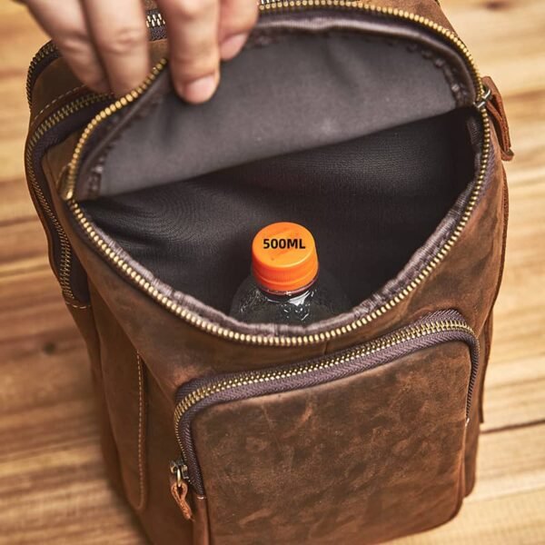 Leather Sling Bag l Large Chest Bag - Image 15