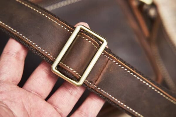 Small Messenger Bag Crossbody Leather For Men - Image 13