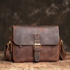 Small Messenger Bag Crossbody Leather For Men