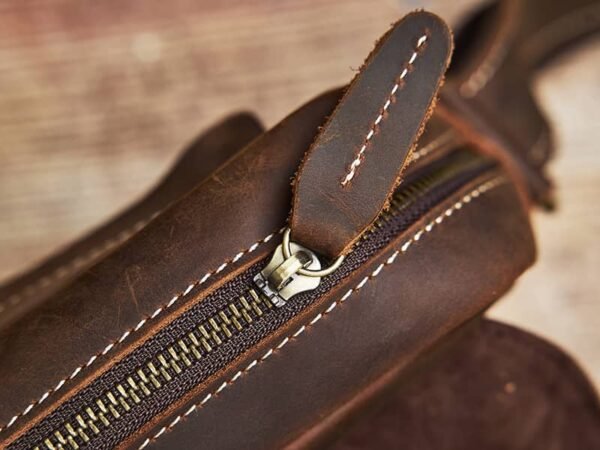 Small Messenger Bag Crossbody Leather For Men - Image 11