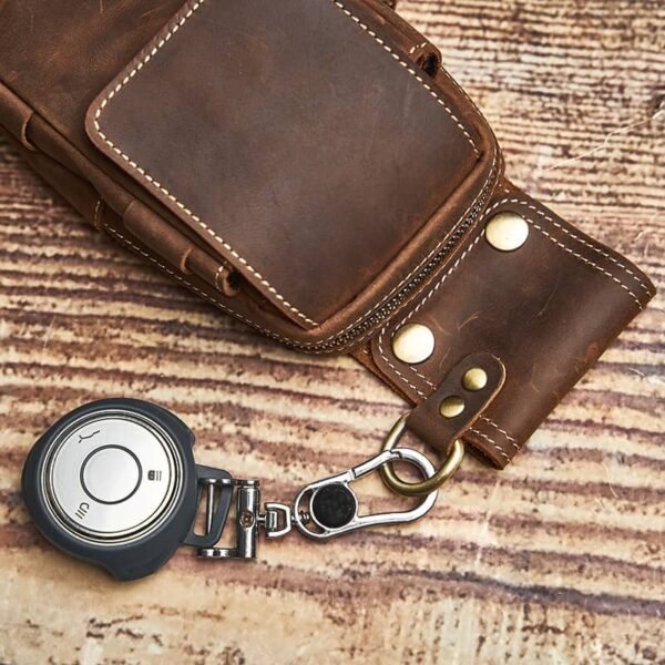 Vintage Leather Fanny Pack | With Flip-Top Cover 11 Vintage Leather Fanny Pack | With Flip-Top Cover - Image 11