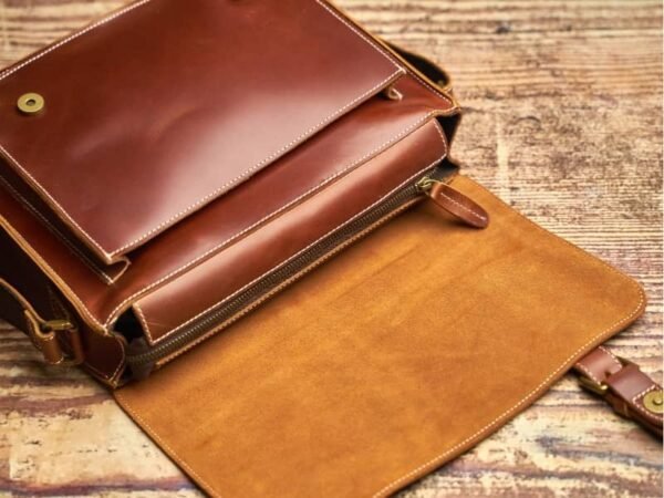 Men's Leather Messenger Bag |Leather Bags Supplier - Image 6
