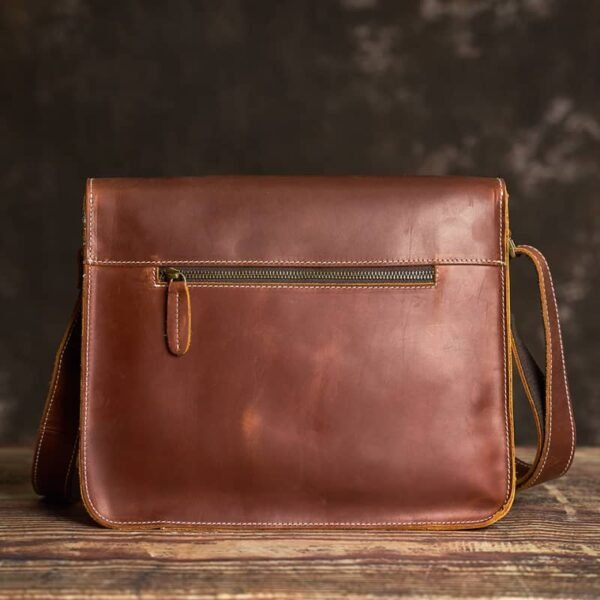 Handmade Leather Messenger Bag |Men's Leather Bags Supplier 9 Handmade Leather Messenger Bag |Men's Leather Bags Supplier - Image 9