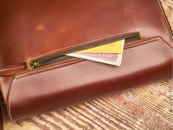 Men's Leather Messenger Bag |Leather Bags Supplier - Image 9