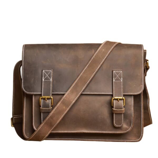 Men's Leather Messenger Bag |Leather Bags Supplier - Image 14