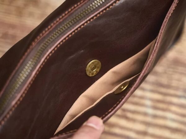 Handmade Leather Messenger Bag | Leather Shoulder Bag 10 Handmade Leather Messenger Bag | Leather Shoulder Bag - Image 10