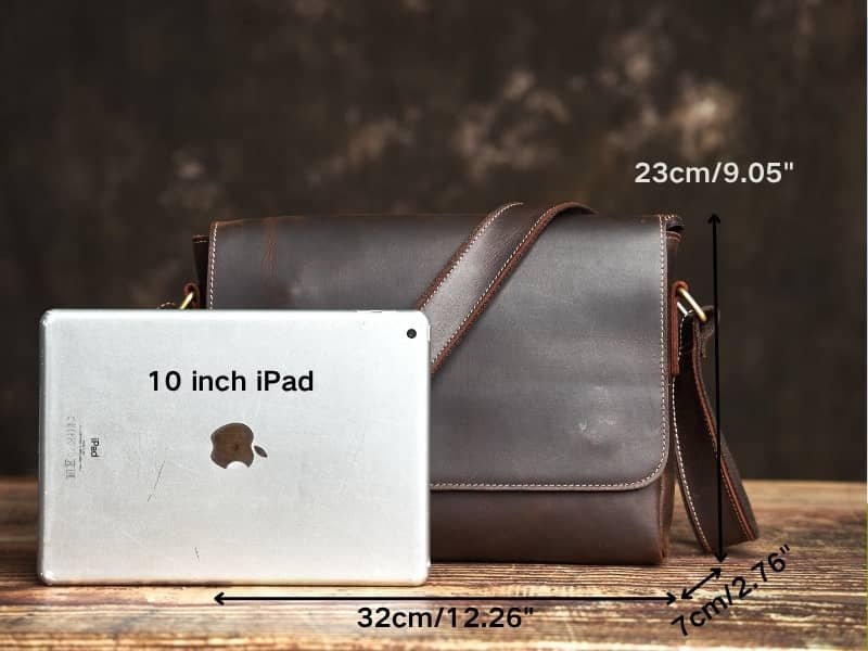 Vintage Leather Messenger Bag | Handmade Leather Shoulder Bag 18 Vintage leather shoulder bag