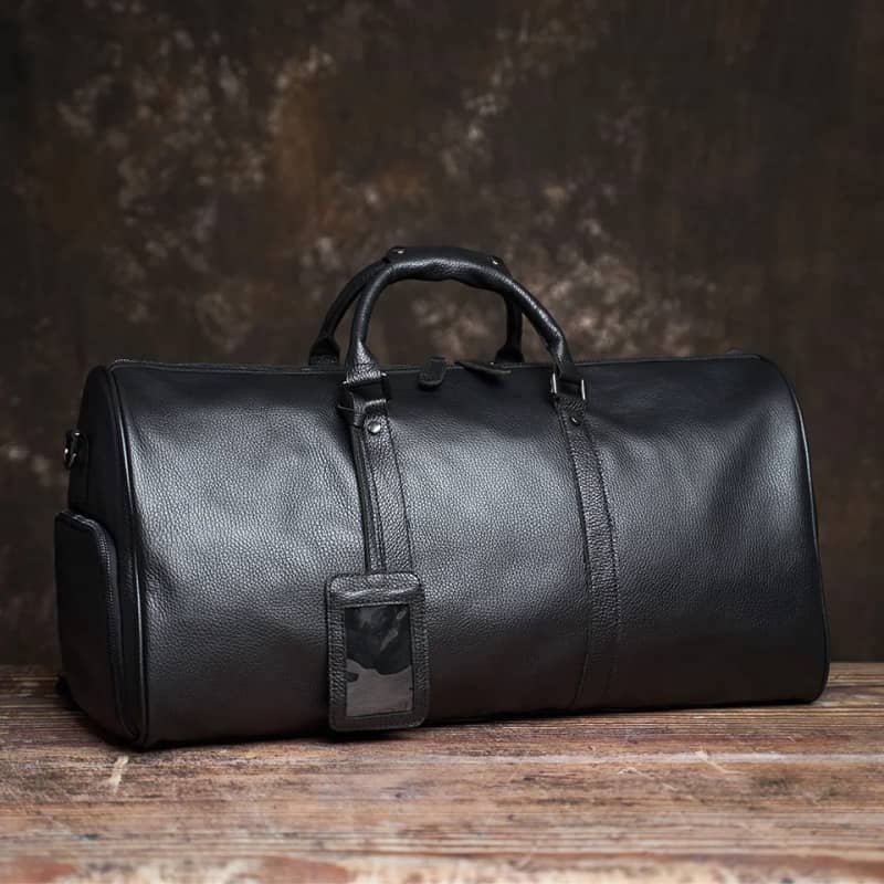 Leather Large Weekender Travel Bag | Leather Tote Bag Supplier 3 Leather Large Weekender Travel Bag | Leather Tote Bag Supplier - Image 3