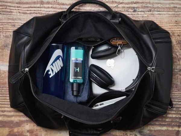 Leather Large Weekender Travel Bag | Leather Tote Bag Supplier 19 Leather Large Weekender Travel Bag | Leather Tote Bag Supplier - Image 19