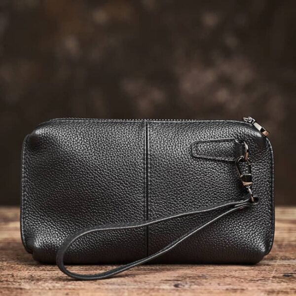 Vintage Mini Leather Clutch bag | Handmade Leather Wallet Supplier 5 Vintage Mini Leather Clutch bag | Handmade Leather Wallet Supplier - Image 5