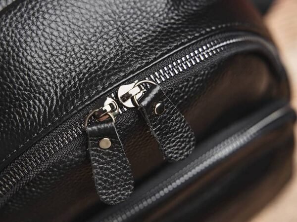 Vintage Mini Leather Backpack - Image 14