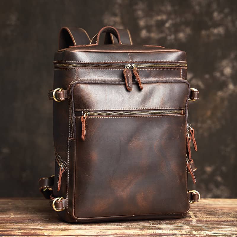 Vintage Leather Backpack for Laptop 1 Vintage Leather Backpack for Laptop