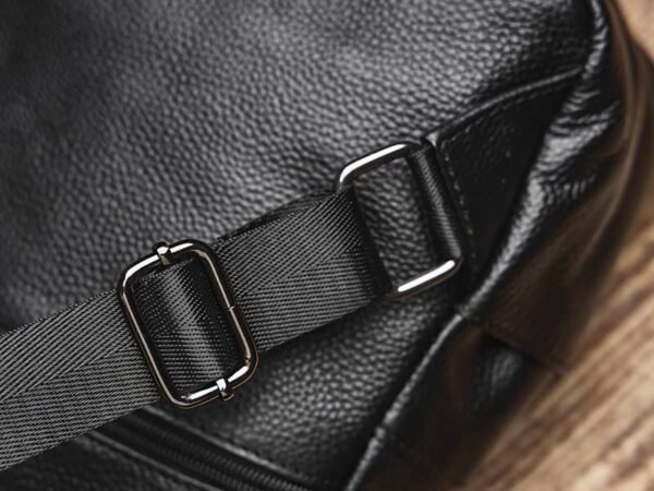 Vintage Mini Leather Backpack - Image 11