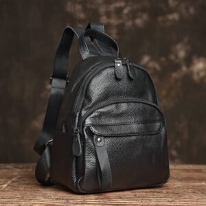 Vintage Mini Leather Backpack