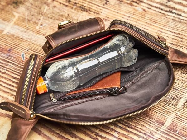 Leather Sling Bag l Leather Waist Bag 11 Leather Sling Bag l Leather Waist Bag - Image 11