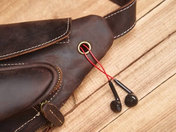 Leather Sling Bag | Leather Chest Bag 13 Leather Sling Bag | Leather Chest Bag - Image 13