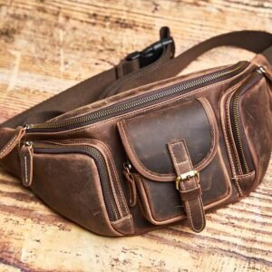 Leather Sling Bag l Leather Waist Bag