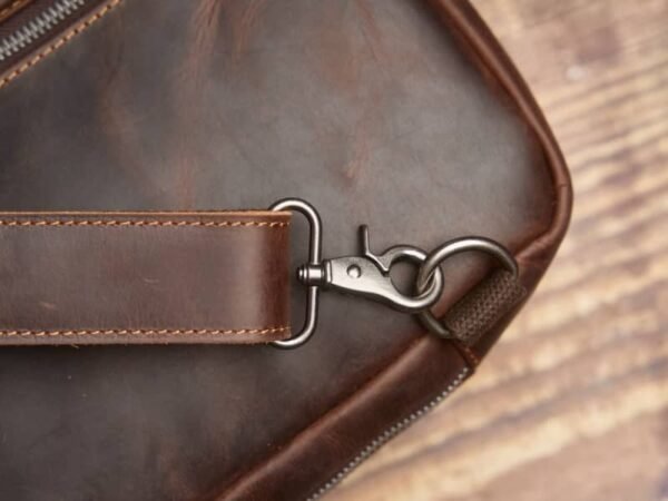 Leather Sling Bag l Chest Bag 10 Leather Sling Bag l Chest Bag - Image 10