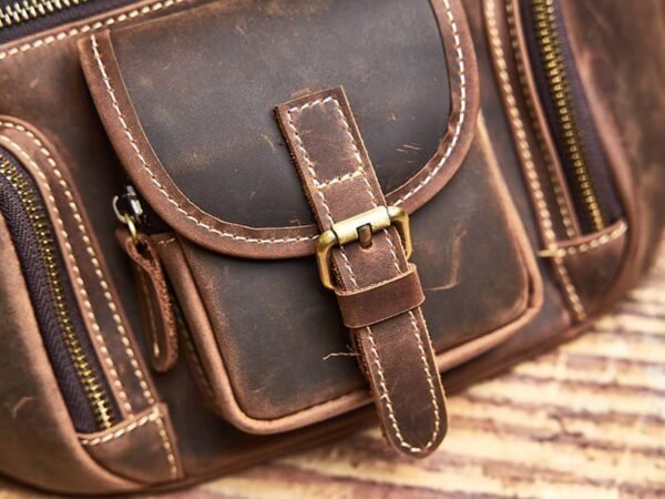 Leather Sling Bag l Leather Waist Bag 7 Leather Sling Bag l Leather Waist Bag - Image 7