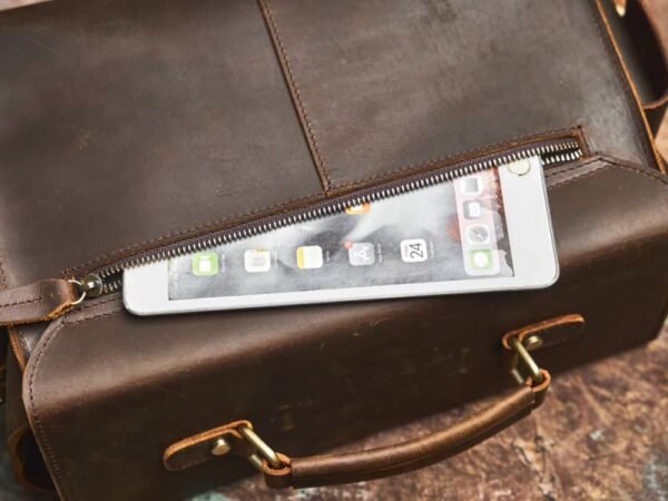 Vintage Leather Camera Bag | Genuine Leather Crossbody Bag 13 Vintage Leather Camera Bag | Genuine Leather Crossbody Bag - Image 13