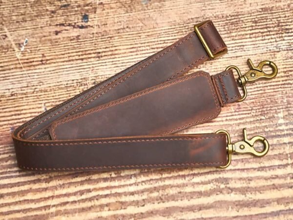 Leather Briefcase for Men With 2 Front Pockets | Leather Bags Suppliers - Image 11