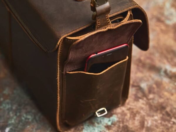 Vintage Leather Camera Bag | Genuine Leather Crossbody Bag 14 Vintage Leather Camera Bag | Genuine Leather Crossbody Bag - Image 14