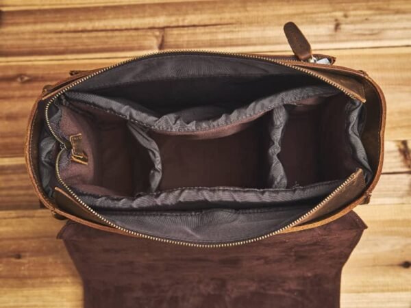 Vintage Leather Camera Bag | Genuine Leather Crossbody Bag 18 Vintage Leather Camera Bag | Genuine Leather Crossbody Bag - Image 18