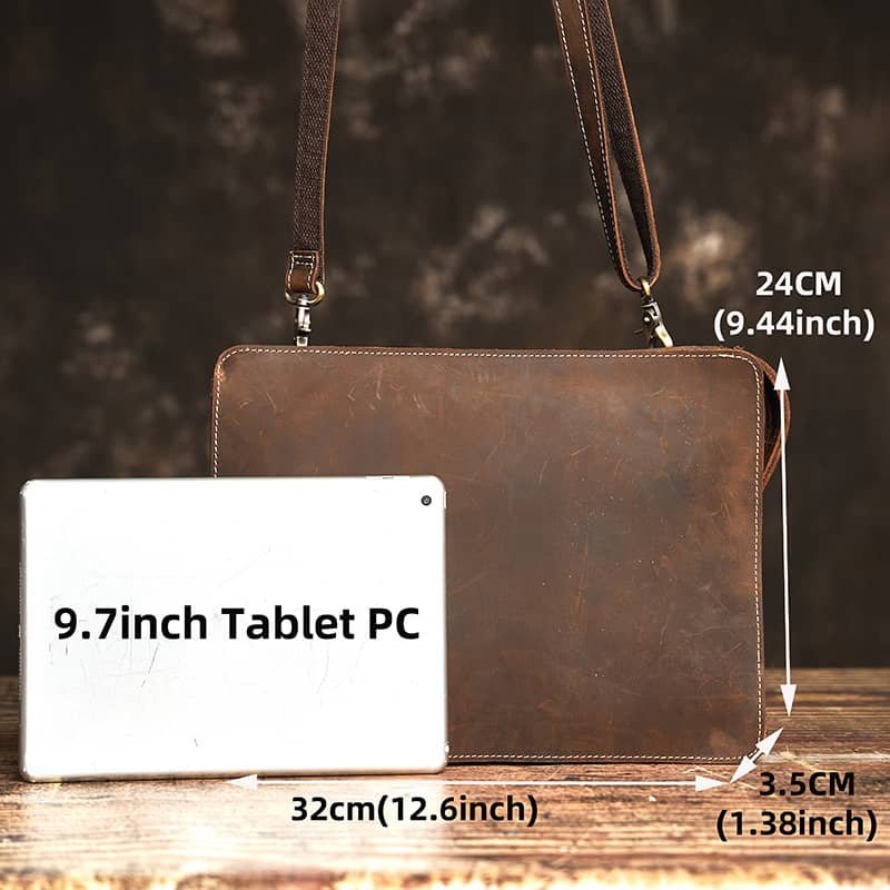 Ultra Slim Tablet Messenger Bag | Leather Bags Supplier 16 vintage leather shoulder bag 2 29