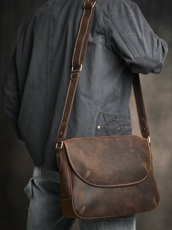 Leather Large Crossbody Bag | Men's Leather Bags Supplier 5 Leather Large Crossbody Bag | Men's Leather Bags Supplier - Image 5