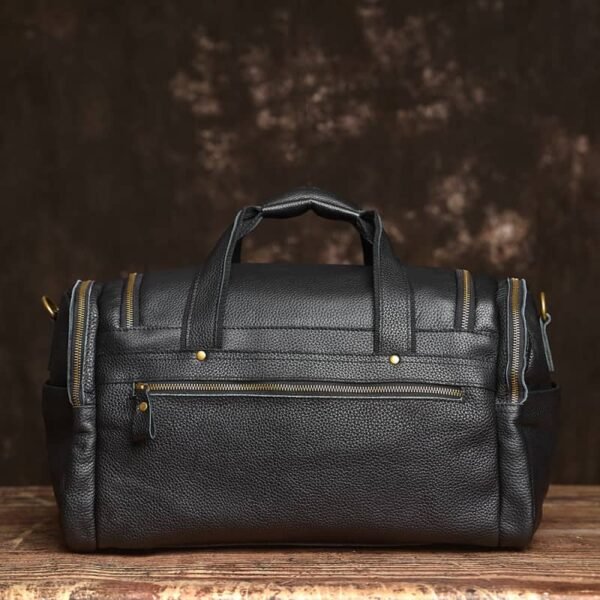 Weekender Travel Bag | Handmade Leather Duffle Bag - Image 20