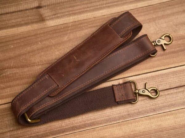 Weekender Travel Bag | Handmade Leather Duffle Bag - Image 16