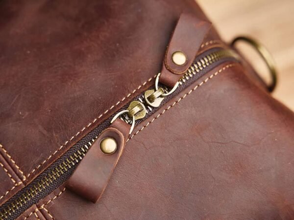 Leather Overnight Duffel Bag For Men 10 Leather Overnight Duffel Bag For Men - Image 10