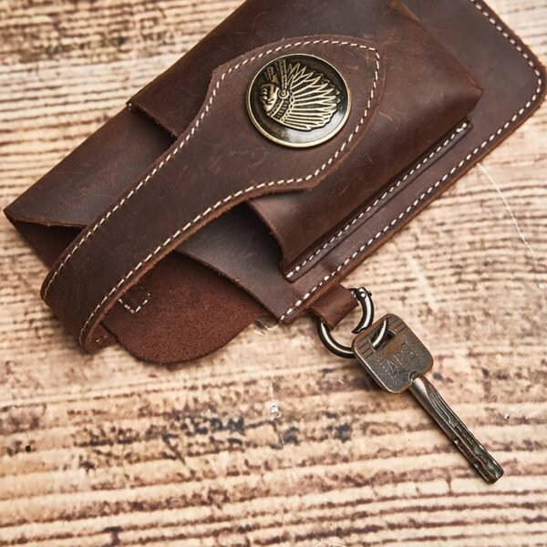 Retro Leather Mini Waist Bag | Leather Fanny Pack Supplier 14 Retro Leather Mini Waist Bag | Leather Fanny Pack Supplier - Image 14