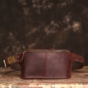 vintage leather waist bag 1 5