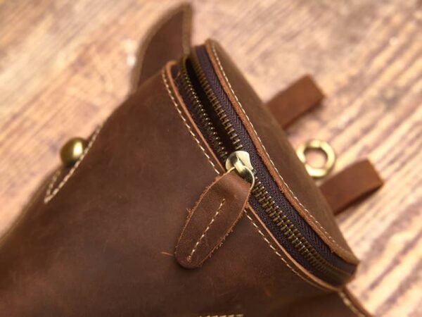 Retro Leather Waist Bag | Leather Fanny Pack Supplier 12 Retro Leather Waist Bag | Leather Fanny Pack Supplier - Image 12