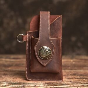 vintage leather waist bag 12 3