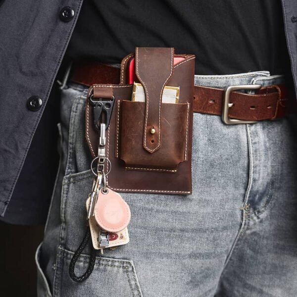 Retro Leather Fanny Pack Supplier - Image 5