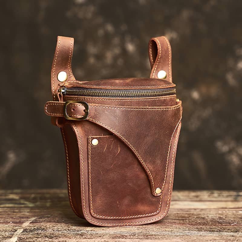 Vintage Large Leather Fanny Pack | Handmade Leather Waist Bag Wholesalers 1 Vintage Large Leather Fanny Pack | Handmade Leather Waist Bag Wholesalers