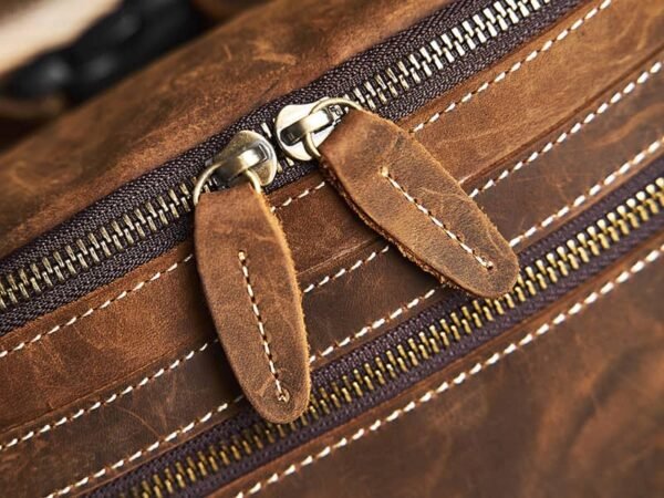 Retro Leather Chest Bag | Leather Large Fanny Pack Supplier 11 Retro Leather Chest Bag | Leather Large Fanny Pack Supplier - Image 11