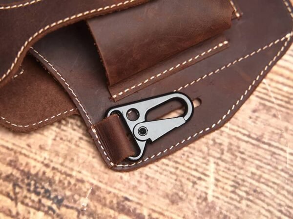 Retro Leather Fanny Pack Supplier - Image 12