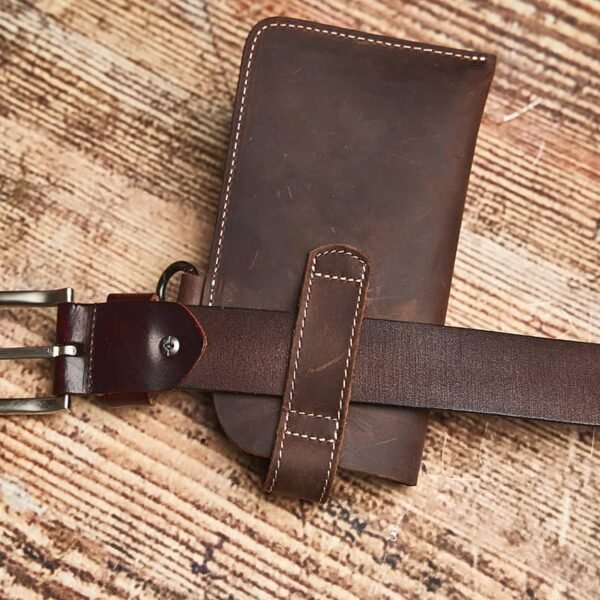 Retro Leather Mini Waist Bag | Leather Fanny Pack Supplier 13 Retro Leather Mini Waist Bag | Leather Fanny Pack Supplier - Image 13