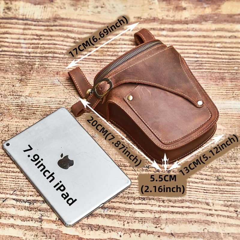 Vintage Large Leather Fanny Pack | Handmade Leather Waist Bag Wholesalers 17 vintage leather waist bag 7 12