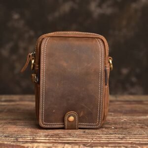 vintage leather waist bag 7 2