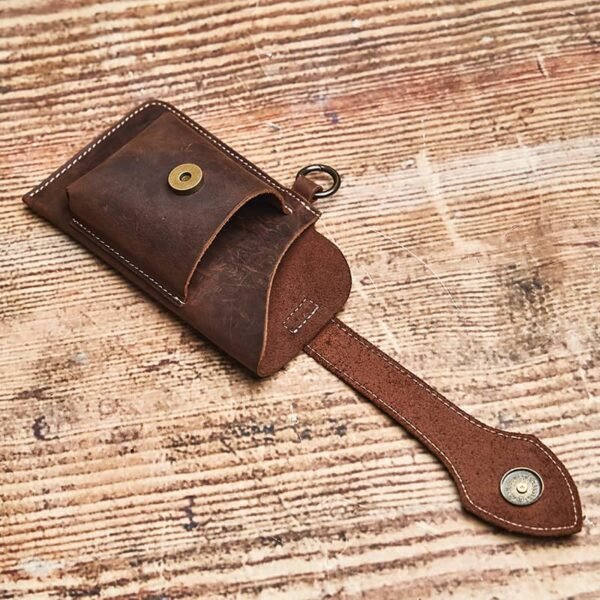 Retro Leather Mini Waist Bag | Leather Fanny Pack Supplier 10 Retro Leather Mini Waist Bag | Leather Fanny Pack Supplier - Image 10