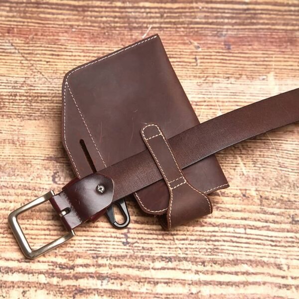 Retro Leather Fanny Pack Supplier - Image 9