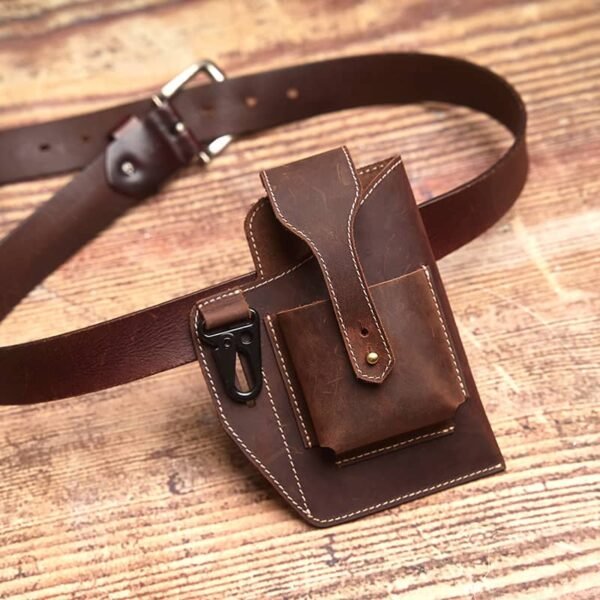 Retro Leather Fanny Pack Supplier - Image 7