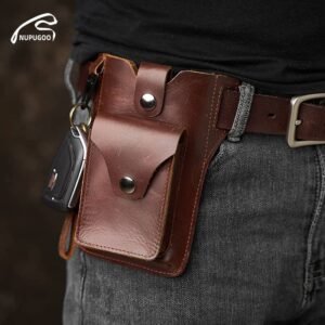 vintage leather waist bag 9 11