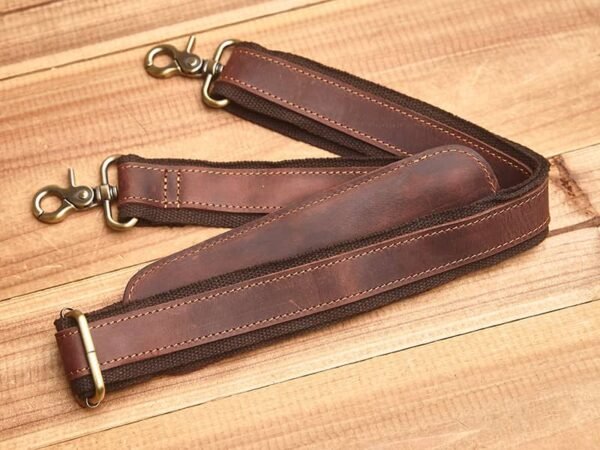 Vintage Leather Handbag | Leather Large Crossbody Bag 18 Vintage Leather Handbag | Leather Large Crossbody Bag - Image 18